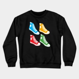 4 Hi-top Sneakers Crewneck Sweatshirt